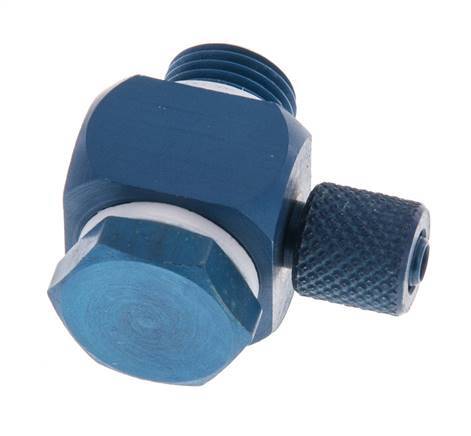 4.3x3 & G1/8" Aluminium Banjo Opsteek Fitting Buitendraad met O-ring Draaibaar [10 stuks]