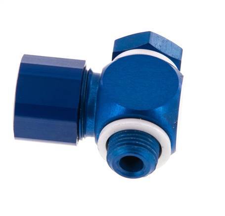 10x8 & G1/8'' Aluminum Banjo Push-on Fitting with Male Threads with O-ring Rotatable [10 Pieces]