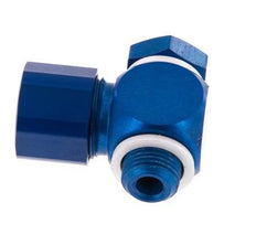 10x8 & G1/8'' Aluminum Banjo Push-on Fitting with Male Threads with O-ring Rotatable [10 Pieces]