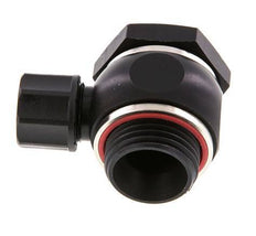 10x8 & G1/2" Aluminium Banjo Opsteek Fitting Buitendraad met O-ring Draaibaar [5 stuks].