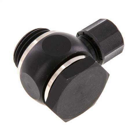 10x8 & G1/2" Aluminium Banjo Opsteek Fitting Buitendraad met O-ring Draaibaar [5 stuks].