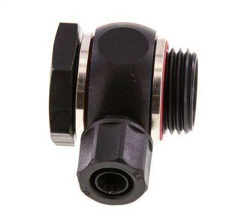 10x8 & G1/2" Aluminium Banjo Opsteek Fitting Buitendraad met O-ring Draaibaar [5 stuks].