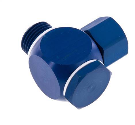 17.6x13 & G1/2" Aluminium Banjo Opsteek Fitting Buitendraad met O-ring Draaibaar [5 stuks].