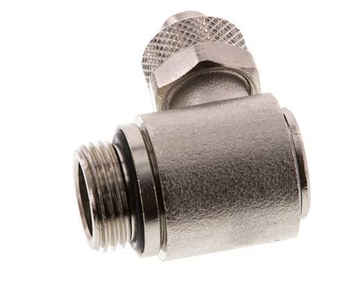 10x8 & G3/8'' Vernikkeld Messing L-Opsteekkoppeling Buitendraad Binnenzeskant