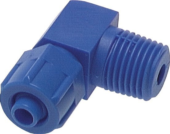 8x6 & R1/4'' PVC Elbow Push-on Fitting with Male Threads [10 Pieces]