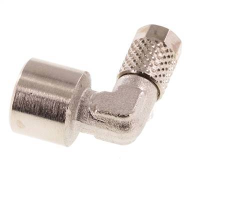 5x3 & G1/8'' Vernikkeld Messing L-Opsteekkoppeling Binnendraad [5 Stuks]