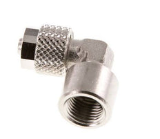 6x4 & G1/8'' Vernikkeld Messing L-Opsteekkoppeling Binnendraad [2 Stuks]