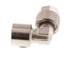 8x6 & G1/8'' Vernikkeld Messing L-Opsteekkoppeling Binnendraad [5 Stuks]