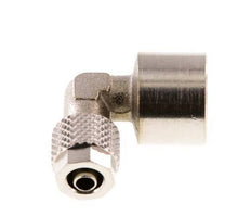 6x4 & G1/4'' Vernikkeld Messing L-Opsteekkoppeling Binnendraad [2 Stuks]