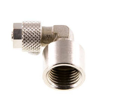 6x4 & G1/4'' Vernikkeld Messing L-Opsteekkoppeling Binnendraad [2 Stuks]