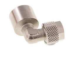 8x6 & G1/4'' Vernikkeld Messing L-Opsteekkoppeling Binnendraad [2 Stuks]