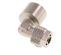 8x6 & G1/4'' Vernikkeld Messing L-Opsteekkoppeling Binnendraad [2 Stuks]