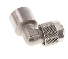 10x8 & G1/4'' Vernikkeld Messing L-Opsteekkoppeling Binnendraad [2 Stuks]