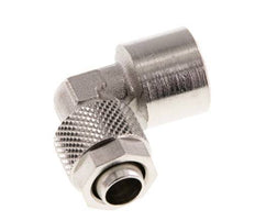 10x8 & G1/4'' Vernikkeld Messing L-Opsteekkoppeling Binnendraad [2 Stuks]