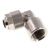10x8 & G1/4'' Vernikkeld Messing L-Opsteekkoppeling Binnendraad [2 Stuks]