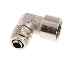 10x8 & G3/8'' Vernikkeld Messing L-Opsteekkoppeling Binnendraad