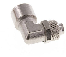 12x10 & G3/8'' Vernikkeld Messing L-Opsteekkoppeling Binnendraad [2 Stuks]