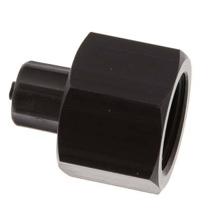 6x4 & G1/2'' Aluminium Rechte Opsteekkoppeling Binnendraad