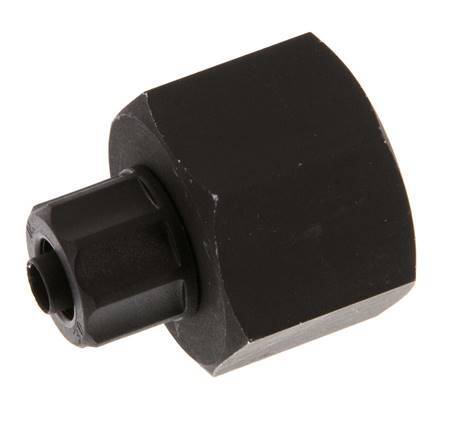 8x6 & G1/2'' Aluminium Rechte Opsteekkoppeling Binnendraad