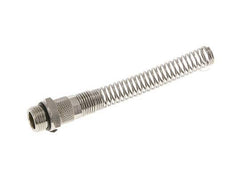 10x8 & G3/8'' Vernikkeld Messing Rechte Opsteekkoppeling Buitendraad Buigbescherming [2 Stuks]