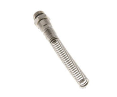 10x8 & G3/8'' Vernikkeld Messing Rechte Opsteekkoppeling Buitendraad Buigbescherming [2 Stuks]