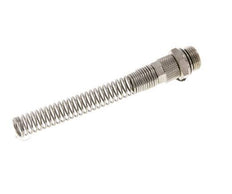 10x8 & G3/8'' Vernikkeld Messing Rechte Opsteekkoppeling Buitendraad Buigbescherming [2 Stuks]