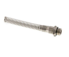 10x8 & G3/8'' Vernikkeld Messing Rechte Opsteekkoppeling Buitendraad Buigbescherming [2 Stuks]