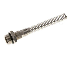10x8 & G1/2'' Vernikkeld Messing Rechte Opsteekkoppeling Buitendraad Buigbescherming [2 Stuks]