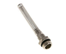 10x8 & G1/2'' Vernikkeld Messing Rechte Opsteekkoppeling Buitendraad Buigbescherming [2 Stuks]