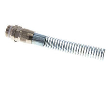 15x12 & G1/2'' Vernikkeld Messing Rechte Opsteekkoppeling Buitendraad PTFE Buigbescherming