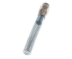 15x12 & G1/2'' Vernikkeld Messing Rechte Opsteekkoppeling Buitendraad PTFE Buigbescherming