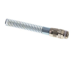 15x12 & G1/2'' Vernikkeld Messing Rechte Opsteekkoppeling Buitendraad PTFE Buigbescherming