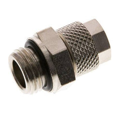 8x6 & G1/4'' Nickel plated Brass Straight Push-on Fitting with Male Threads NBR [5 Pieces]