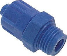 10x8 & G1/4'' PVC Straight Push-on Fitting with Male Threads [10 Pieces]
