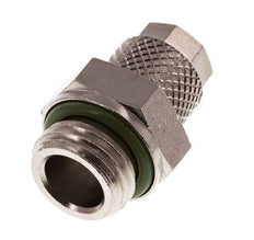 6x4 & G1/4'' Nickel plated Brass Straight Push-on Fitting with Male Threads FKM [5 Pieces]