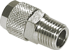 6x4 & R1/4'' Nickel plated Brass Straight Push-on Fitting with Male Threads [5 Pieces]