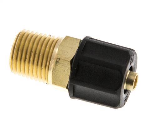 6x4 & 1/8''NPT Messing Rechte Opsteekkoppeling Buitendraad [2 Stuks]