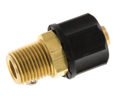 8x6 & 1/8''NPT Messing Rechte Opsteekkoppeling Buitendraad [2 Stuks]