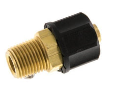 8x6 & 1/8''NPT Messing Rechte Opsteekkoppeling Buitendraad [2 Stuks]