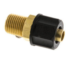 8x6 & 1/8''NPT Messing Rechte Opsteekkoppeling Buitendraad [2 Stuks]