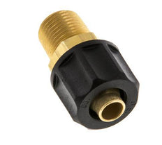 8x6 & 1/8''NPT Messing Rechte Opsteekkoppeling Buitendraad [2 Stuks]
