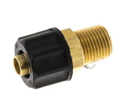 8x6 & 1/8''NPT Messing Rechte Opsteekkoppeling Buitendraad [2 Stuks]