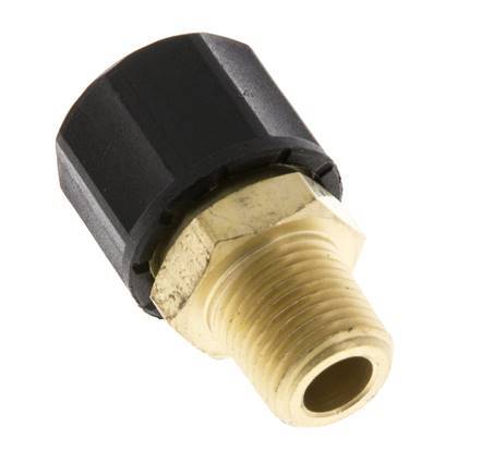 10x8 & 1/8''NPT Messing Rechte Opsteekkoppeling Buitendraad [2 Stuks]
