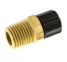 6x4 & 1/4''NPT Messing Rechte Opsteekkoppeling Buitendraad [2 Stuks]
