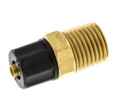 6x4 & 1/4''NPT Messing Rechte Opsteekkoppeling Buitendraad [2 Stuks]