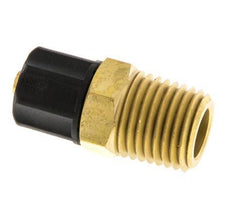 6x4 & 1/4''NPT Messing Rechte Opsteekkoppeling Buitendraad [2 Stuks]