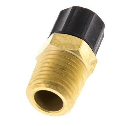 6x4 & 1/4''NPT Messing Rechte Opsteekkoppeling Buitendraad [2 Stuks]