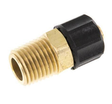 8x6 & 1/4''NPT Messing Rechte Opsteekkoppeling Buitendraad [2 Stuks]