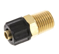 8x6 & 1/4''NPT Messing Rechte Opsteekkoppeling Buitendraad [2 Stuks]