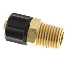 8x6 & 1/4''NPT Messing Rechte Opsteekkoppeling Buitendraad [2 Stuks]